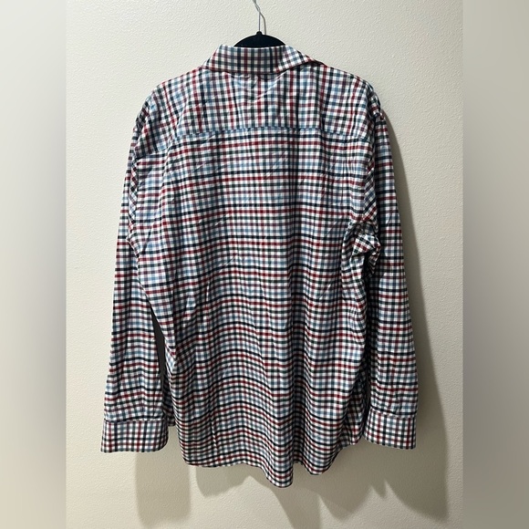 Jos. A. Bank Men’s Plaid Button-Up Shirt, size XL, tailored fit, EUC, casual - Picture 2 of 5